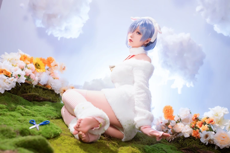 星之迟迟《2024年01月计划赠品 RE：0 蕾姆 绵羊ver》写真图集 38P｜在线预览与图包下载