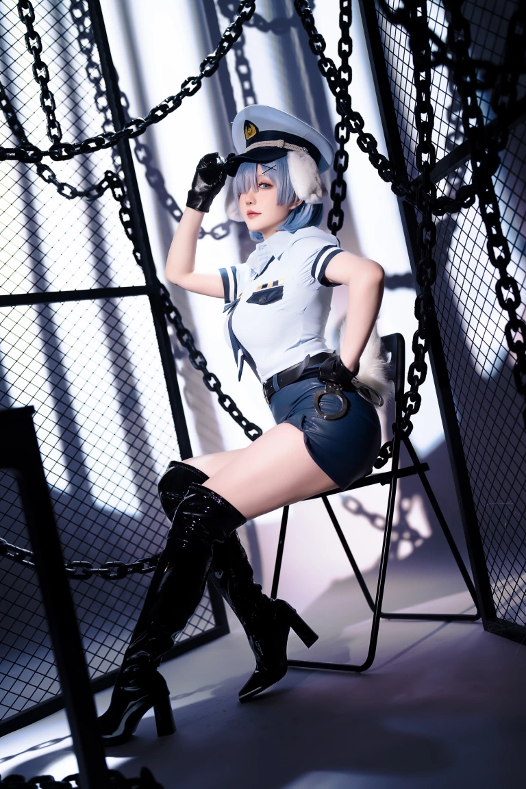 星之迟迟《2024年02月计划C RE：0 蕾姆 狗耳警官》写真图集 101P+1V｜在线预览与图包下载