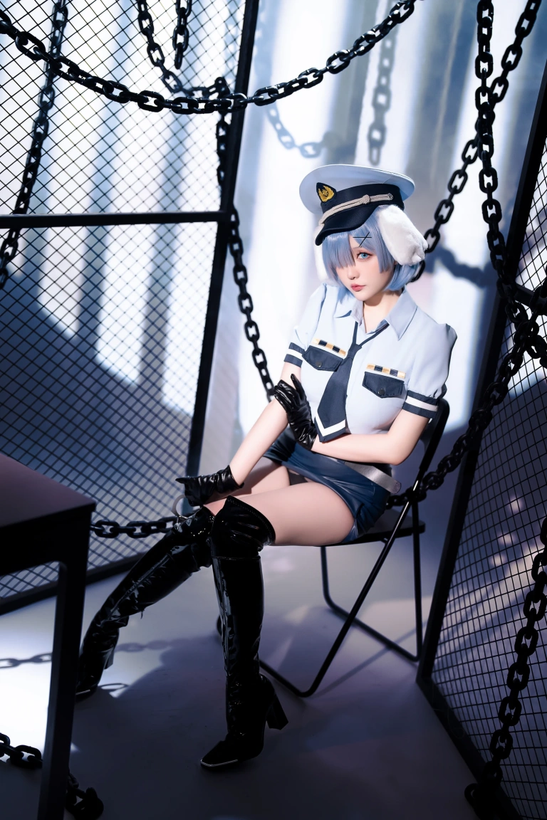 星之迟迟《2024年02月计划C RE：0 蕾姆 狗耳警官》写真图集 101P+1V｜在线预览与图包下载