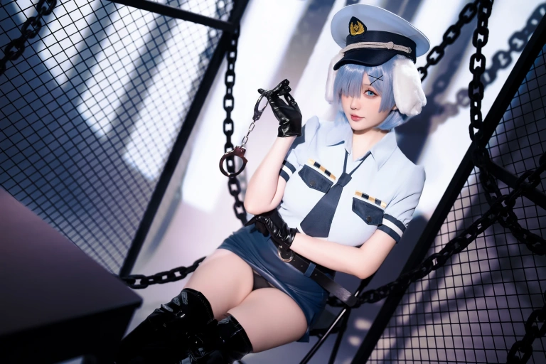 星之迟迟《2024年02月计划C RE：0 蕾姆 狗耳警官》写真图集 101P+1V｜在线预览与图包下载