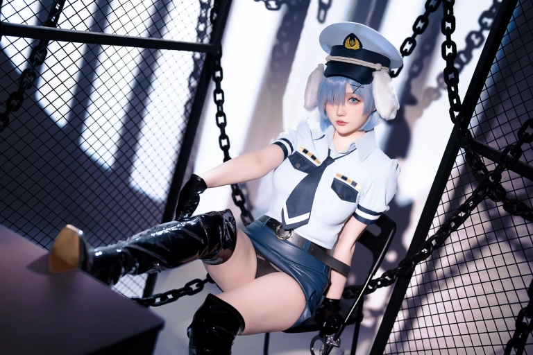 星之迟迟《2024年02月计划C RE：0 蕾姆 狗耳警官》写真图集 101P+1V｜在线预览与图包下载