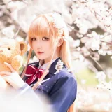 星之迟迟《2024年04月计划赠品 邻家的天使同学 椎名真昼》写真图集 25P｜在线预览与图包下载