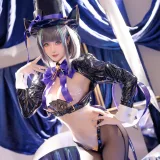 星之迟迟《2024年08月计划B 碧蓝航线 柴郡》写真图集 32P｜在线预览与图包下载