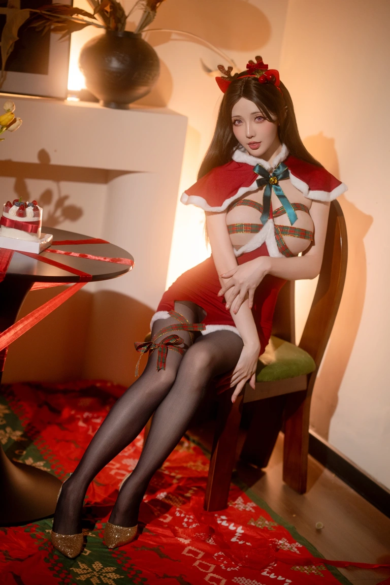 星之迟迟《2024圣诞 全3套》写真图集 180P｜在线预览与图包下载