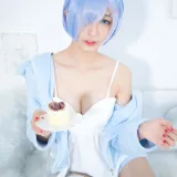 神楽坂真冬《第二季 序号8：蕾姆《Milk by blue》》写真图集 150P｜在线预览与图包下载