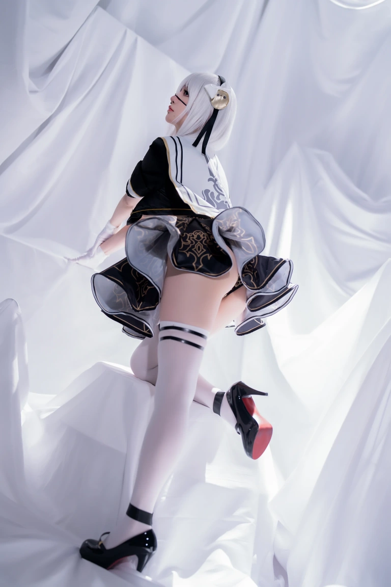 星之迟迟《2025年02月计划C 尼尔同人 2B学生服》写真图集 29P｜在线预览与图包下载