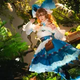 星之迟迟《2025年5月计划A 明日方舟 纯烬艾雅法拉·远行前的野餐》写真图集 34P｜在线预览与图包下载