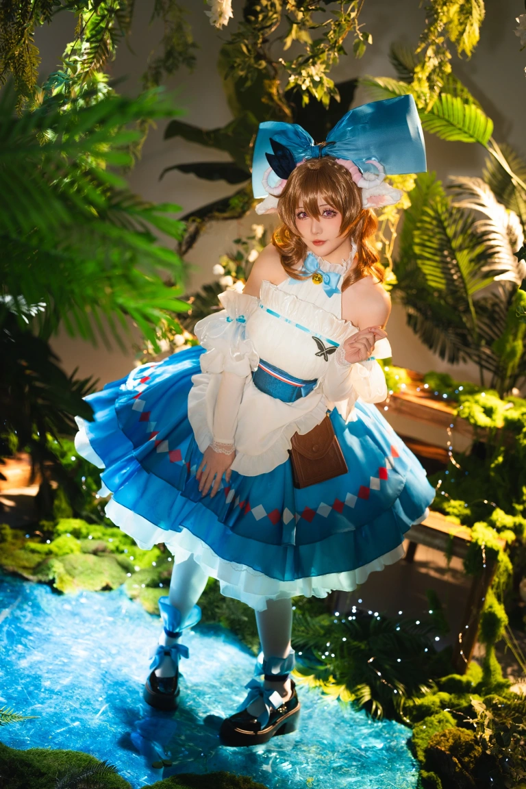 星之迟迟《2025年5月计划A 明日方舟 纯烬艾雅法拉·远行前的野餐》写真图集 34P｜在线预览与图包下载