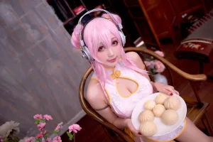 周叽是可爱兔兔《旗袍索尼子》写真图集 14P｜在线预览与图包下载