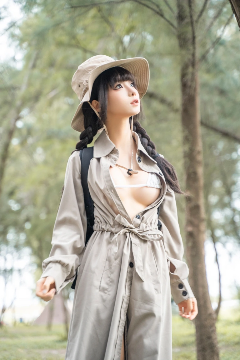 蠢沫沫《露营》写真图集 53P｜在线预览与图包下载