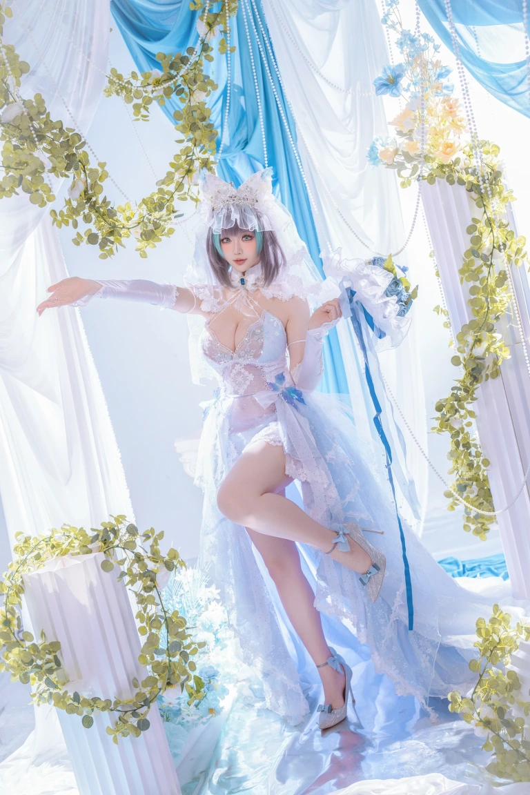 星之迟迟《2025年12月计划C 碧蓝航线 柴郡》写真图集 44P｜在线预览与图包下载