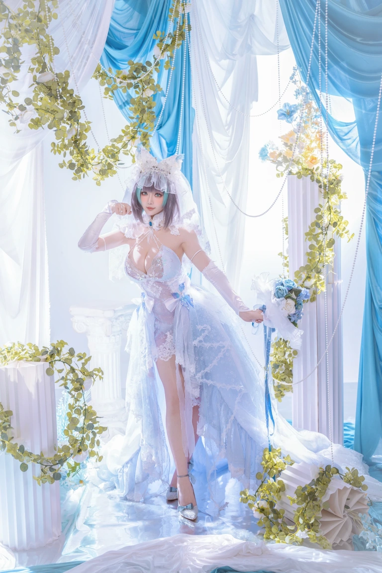 星之迟迟《2025年12月计划C 碧蓝航线 柴郡》写真图集 44P｜在线预览与图包下载