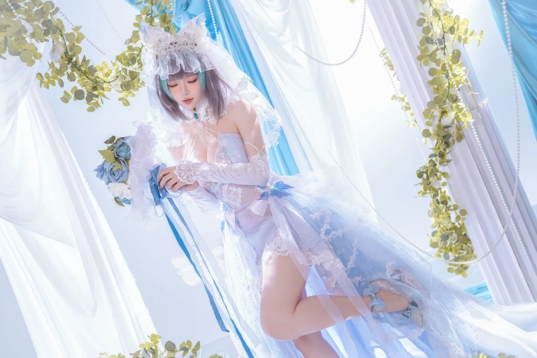 星之迟迟《2025年12月计划C 碧蓝航线 柴郡》写真图集 44P｜在线预览与图包下载