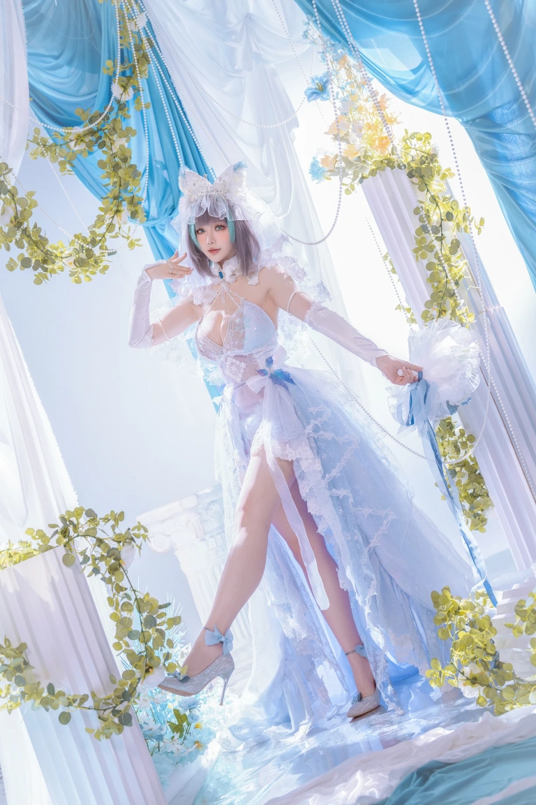 星之迟迟《2025年12月计划C 碧蓝航线 柴郡》写真图集 44P｜在线预览与图包下载