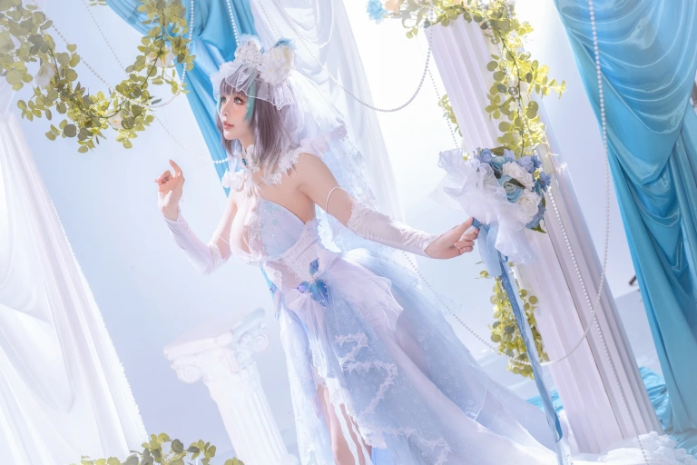 星之迟迟《2025年12月计划C 碧蓝航线 柴郡》写真图集 44P｜在线预览与图包下载