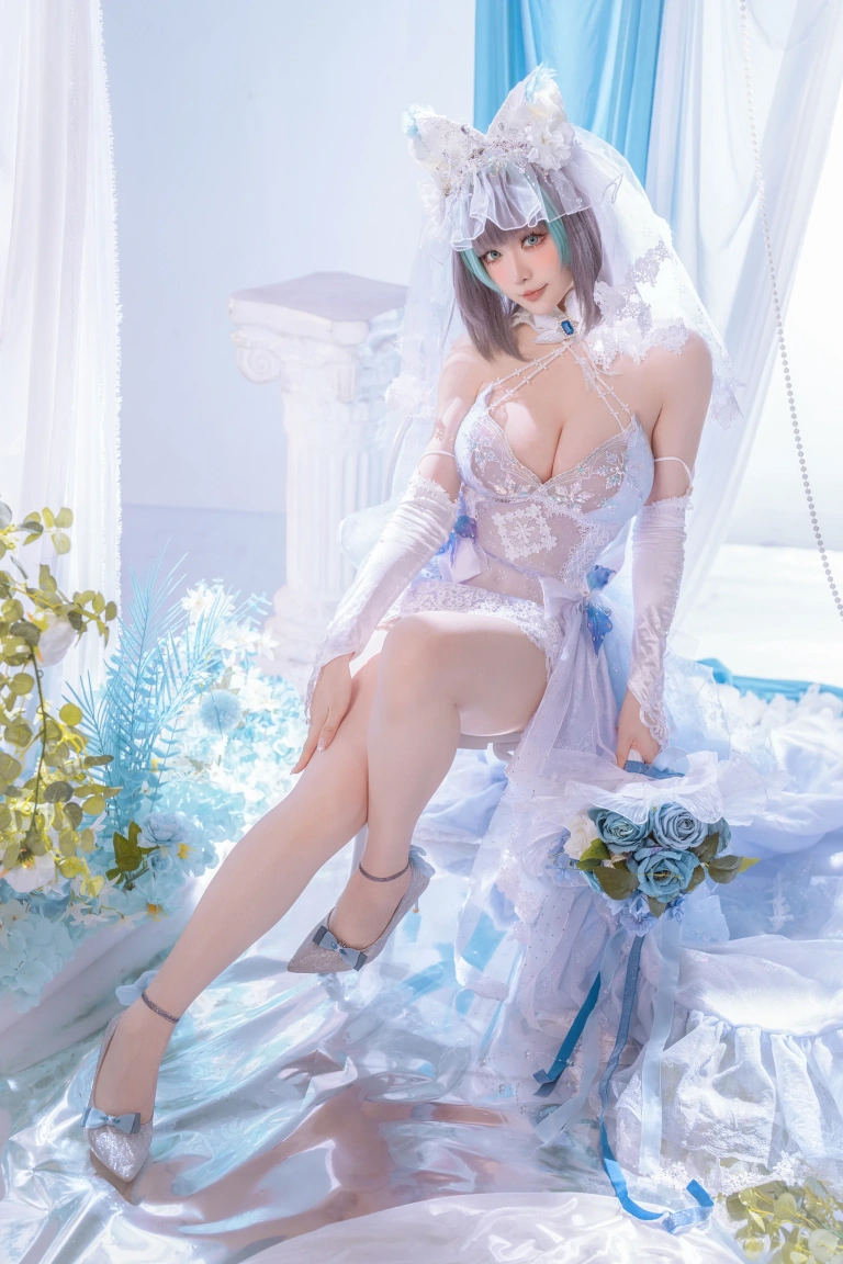 星之迟迟《2025年12月计划C 碧蓝航线 柴郡》写真图集 44P｜在线预览与图包下载