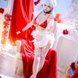 星之迟迟《2026年03月上 1 – 贝尔法斯特（碧蓝航线）》写真图集 49P｜在线预览与图包下载