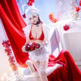 星之迟迟《2026年03月上 1 – 贝尔法斯特（碧蓝航线）》写真图集 49P｜在线预览与图包下载