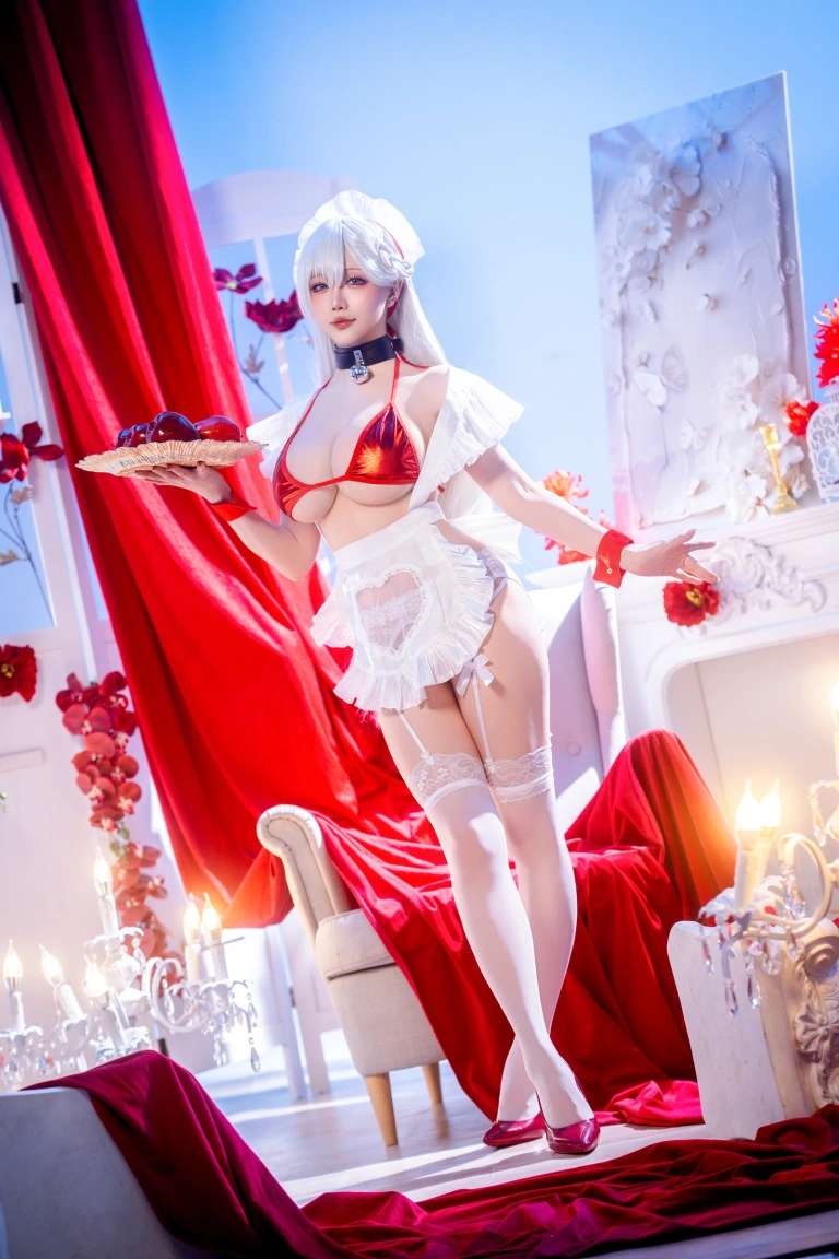 星之迟迟《2026年03月上 1 – 贝尔法斯特（碧蓝航线）》写真图集 49P｜在线预览与图包下载