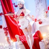 星之迟迟《2026年03月上 1 – 贝尔法斯特（碧蓝航线）》写真图集 49P｜在线预览与图包下载