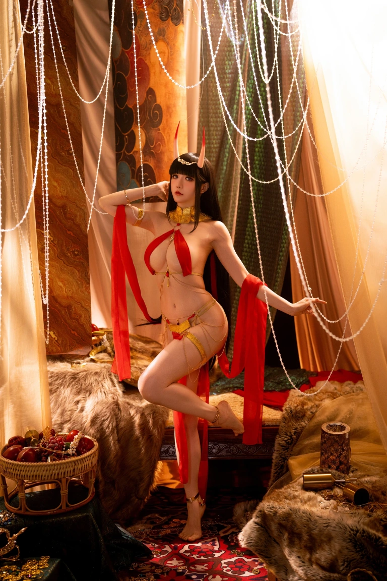 星之迟迟《2025年10月计划C 碧蓝航线 能代 舞娘》写真图集 40P｜在线预览与图包下载