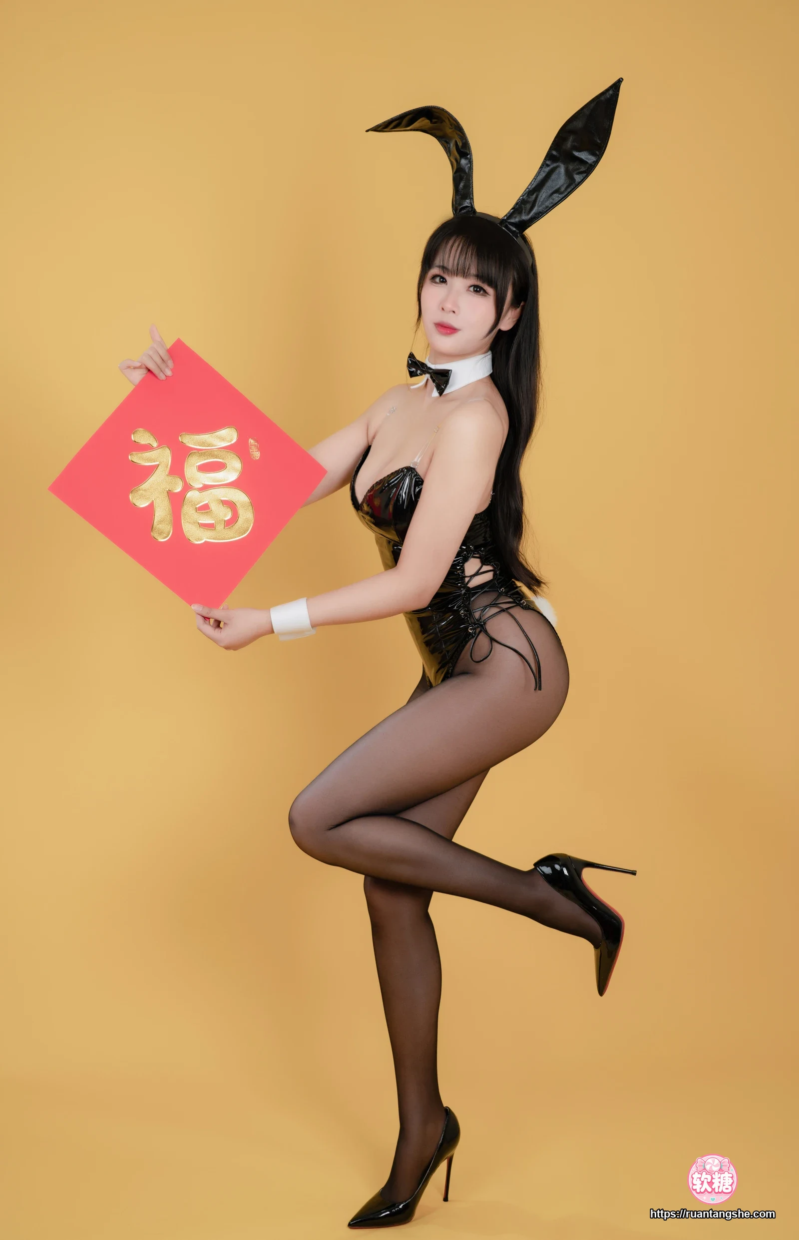 轩萧学姐 轩萧学姐 - NO.33 - 新春福兔 黑兔女郎