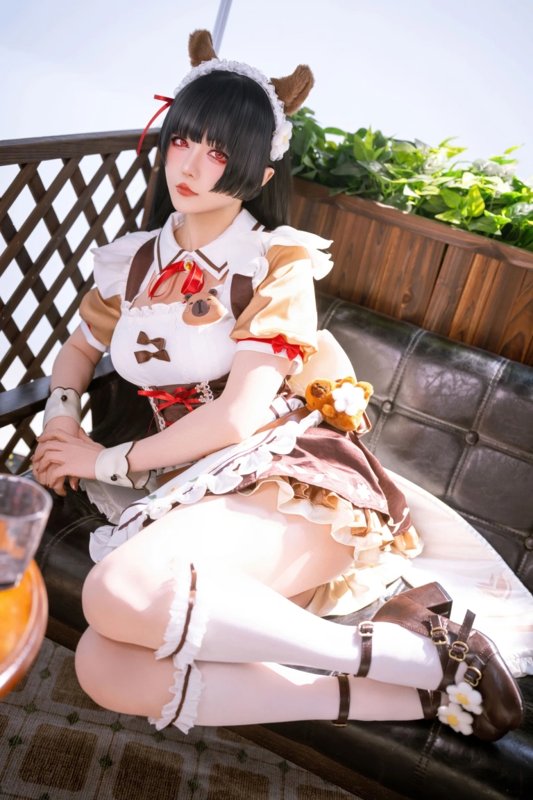 星之迟迟《2026年04月计划 鸣潮 千咲·联动咖啡女仆》写真图集 42P｜在线预览与图包下载