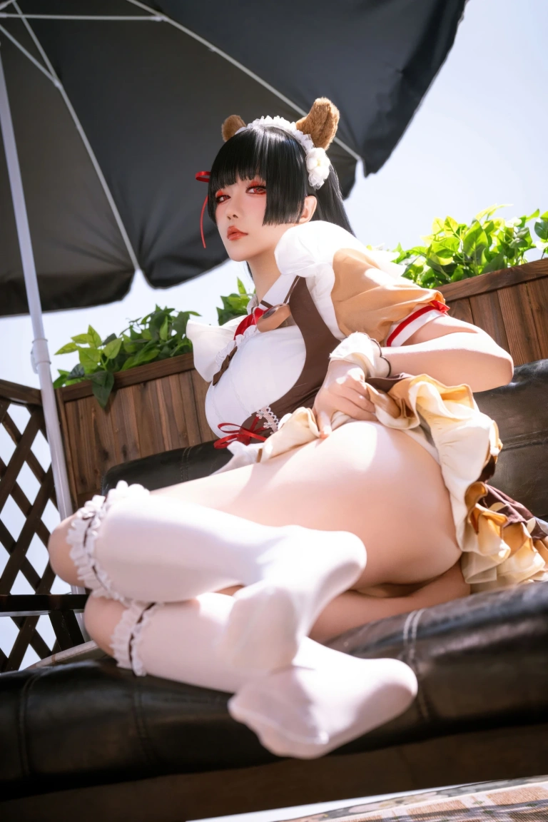 星之迟迟《2026年04月计划 鸣潮 千咲·联动咖啡女仆》写真图集 42P｜在线预览与图包下载