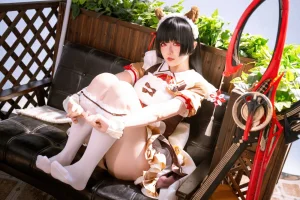 星之迟迟《2026年04月计划 鸣潮 千咲·联动咖啡女仆》写真图集 42P｜在线预览与图包下载