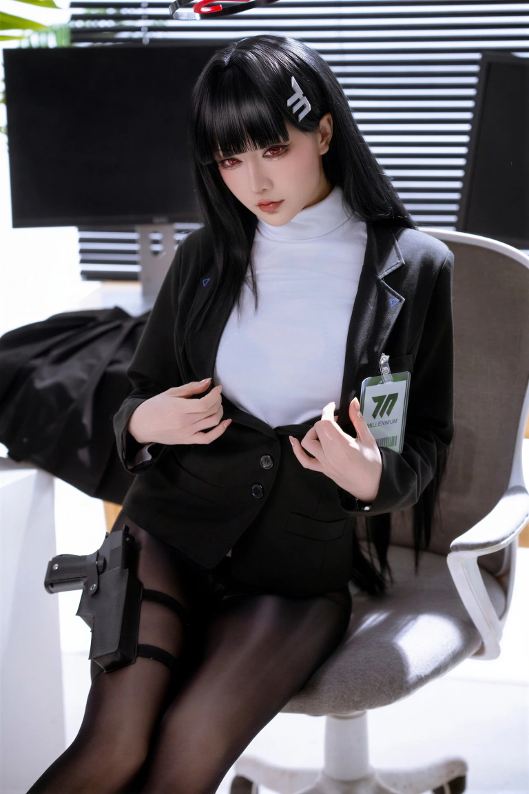 星之迟迟《2026年07月计划A 蔚蓝档案 调月莉音原皮同人》写真图集 98P｜在线预览与图包下载