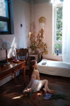 蠢沫沫《午后樱眠》写真图集 19P｜在线预览与图包下载