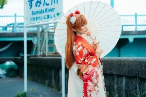蠢沫沫《EVA 明日香 和服》写真图集 30P｜在线预览与图包下载