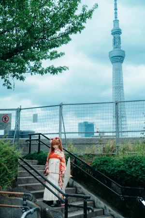 蠢沫沫《EVA 明日香 和服》写真图集 30P｜在线预览与图包下载