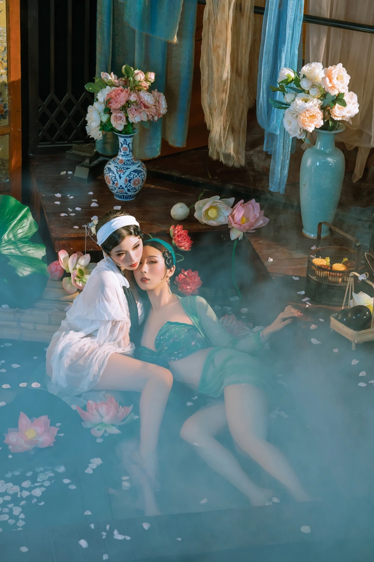轩萧学姐《NO.50 – 白娘子&青蛇（&奶桃桃）》写真图集 26P+1V｜在线预览与图包下载