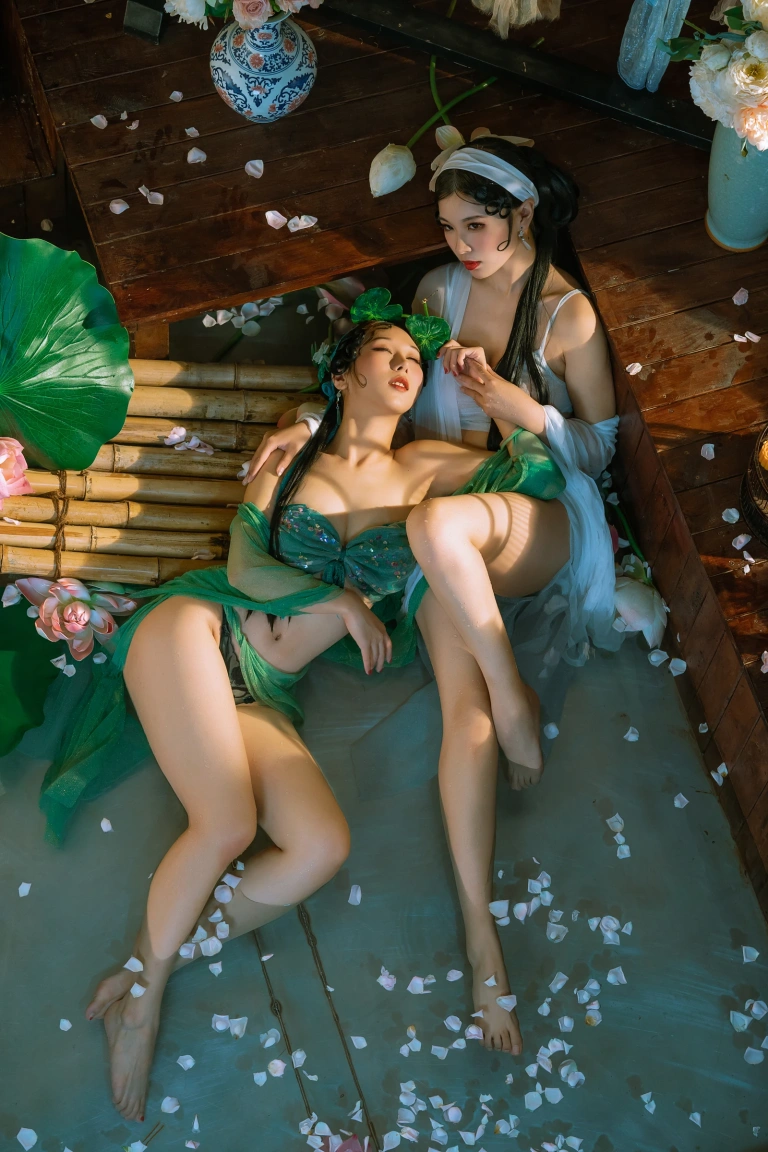 轩萧学姐《NO.50 – 白娘子&青蛇（&奶桃桃）》写真图集 26P+1V｜在线预览与图包下载
