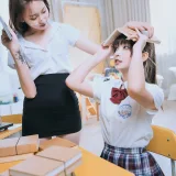 神楽坂真冬《第三季 序号3：《数之歌》百合教室》写真图集 150P+3V｜在线预览与图包下载