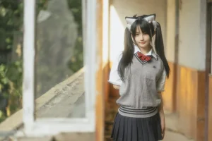 桜井宁宁《废墟jk》写真图集 74P｜在线预览与图包下载
