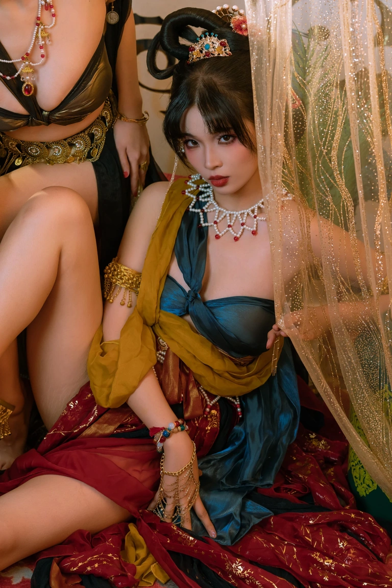 轩萧学姐《NO.55 – 古风敦煌（&奶桃桃）》写真图集 34P+1V｜在线预览与图包下载