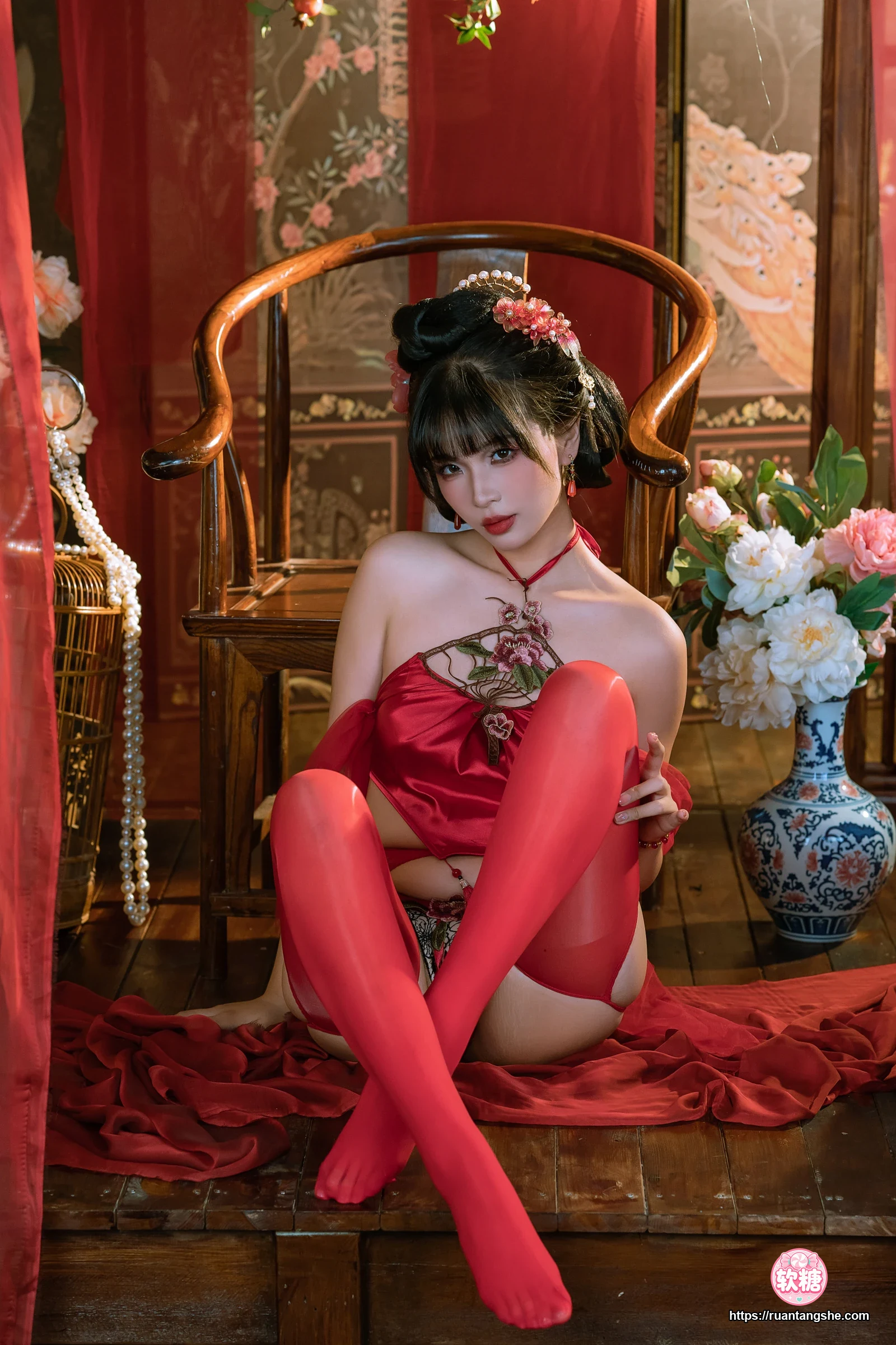 轩萧学姐 轩萧学姐 - NO.57 - 情趣肚兜(&奶桃桃)