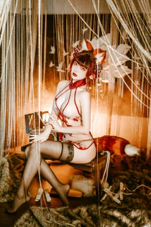 雯仔不讲道理《王者荣耀 妲己》写真图集 12P｜在线预览与图包下载