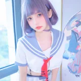 神楽坂真冬《第四季 序号4：《灰丝吊带JK》》写真图集 75P｜在线预览与图包下载