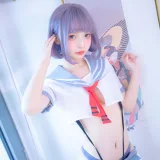 神楽坂真冬《第四季 序号4：《灰丝吊带JK》》写真图集 75P｜在线预览与图包下载