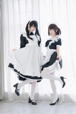 轩萧学姐《NO.96 – 双人女仆（&雪香川SUI）》写真图集 110P+1V｜在线预览与图包下载