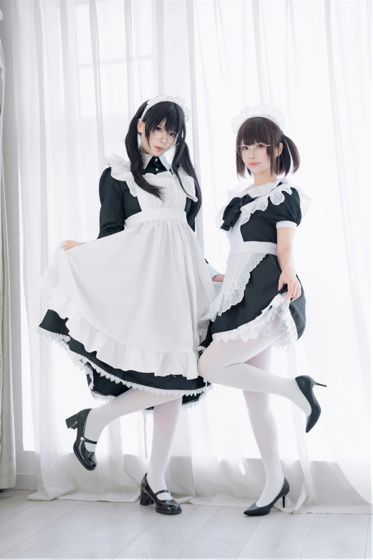 轩萧学姐《NO.96 – 双人女仆（&雪香川SUI）》写真图集 110P+1V｜在线预览与图包下载