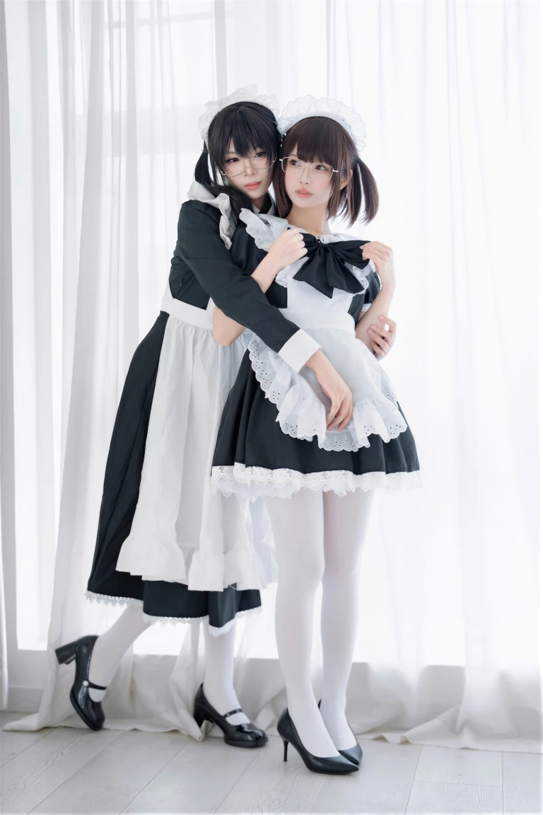 轩萧学姐《NO.96 – 双人女仆（&雪香川SUI）》写真图集 110P+1V｜在线预览与图包下载