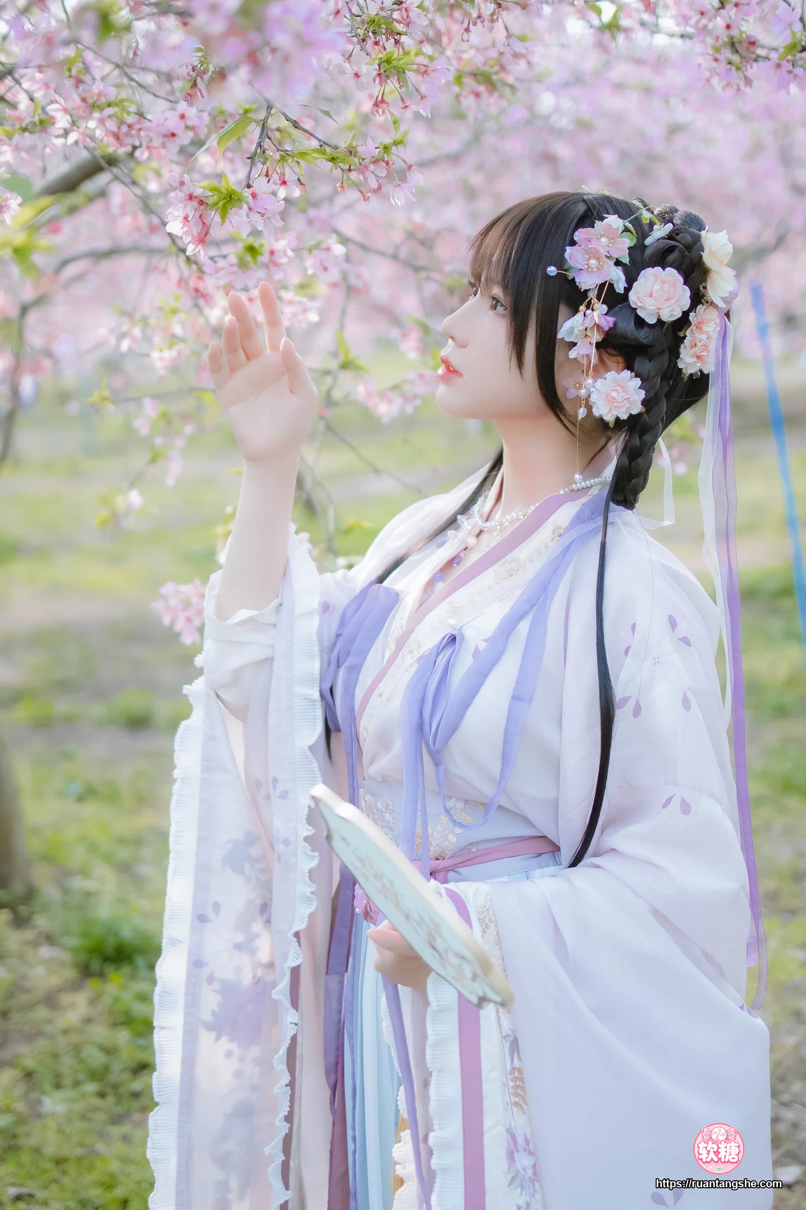 Nyako喵子 Nyako喵子 NO.035 - 樱花汉服 花神祈愿