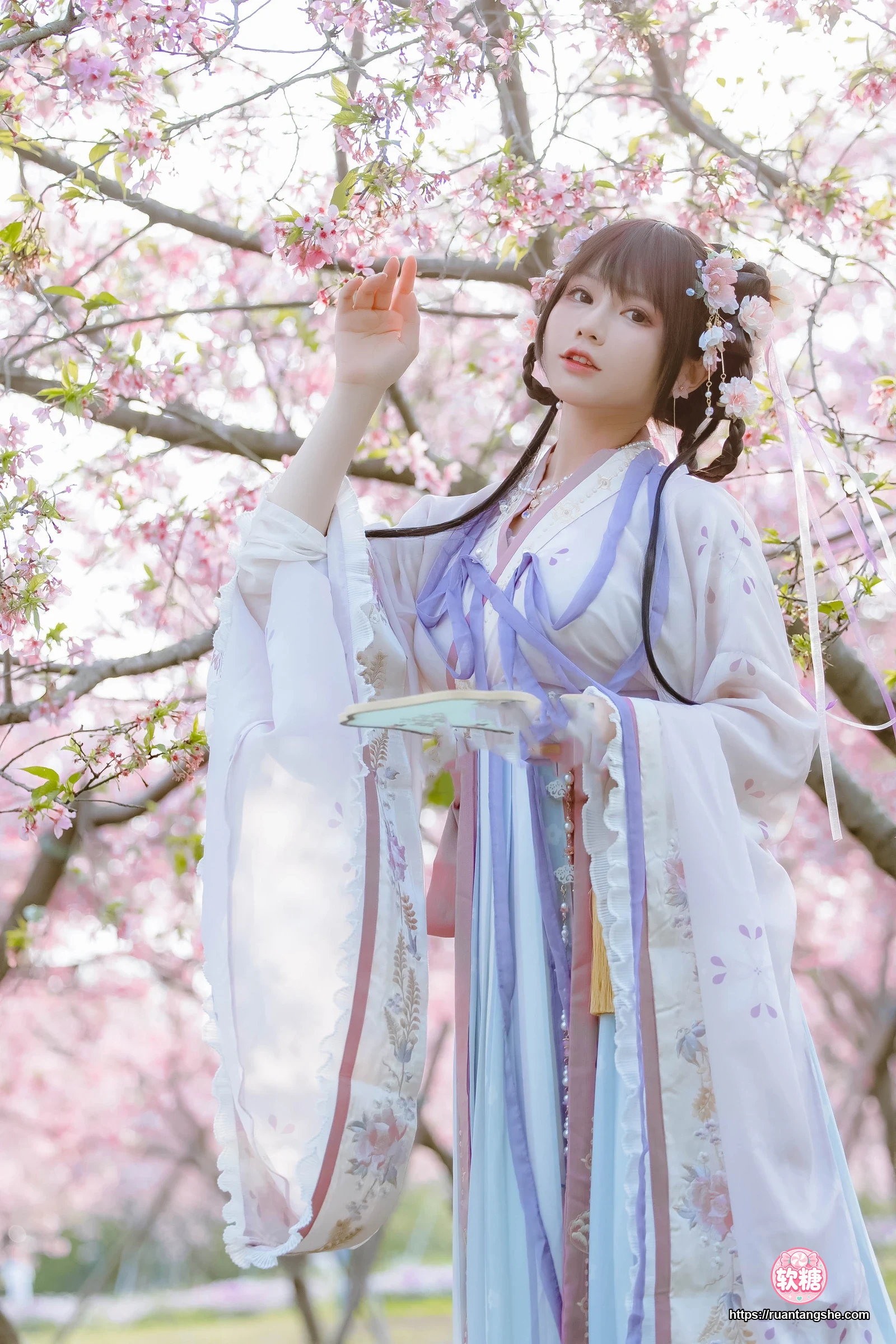 Nyako喵子 Nyako喵子 NO.035 - 樱花汉服 花神祈愿