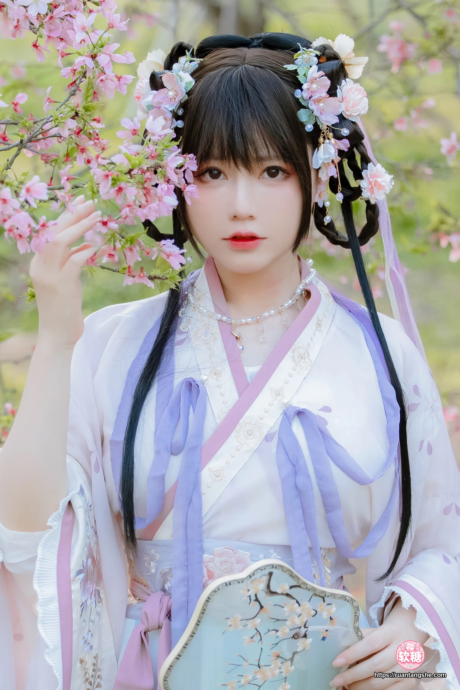 Nyako喵子 Nyako喵子 NO.035 - 樱花汉服 花神祈愿