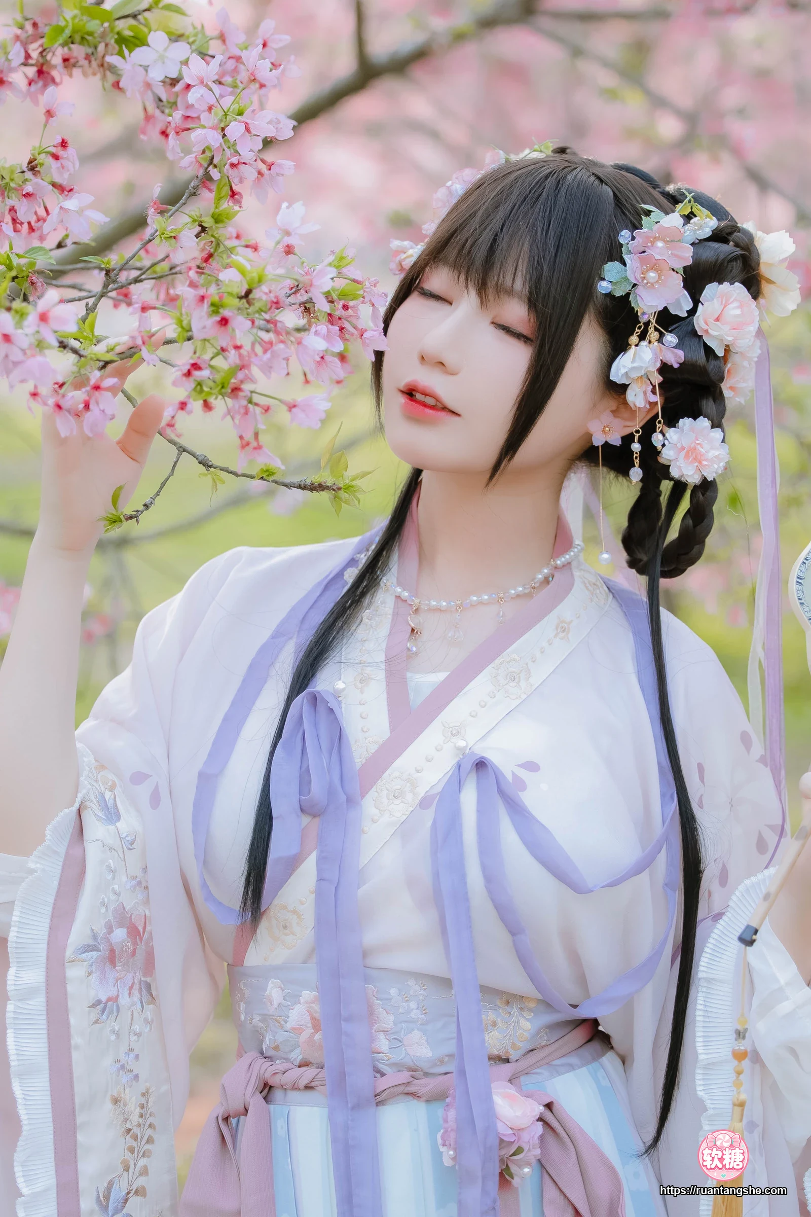 Nyako喵子 Nyako喵子 NO.035 - 樱花汉服 花神祈愿