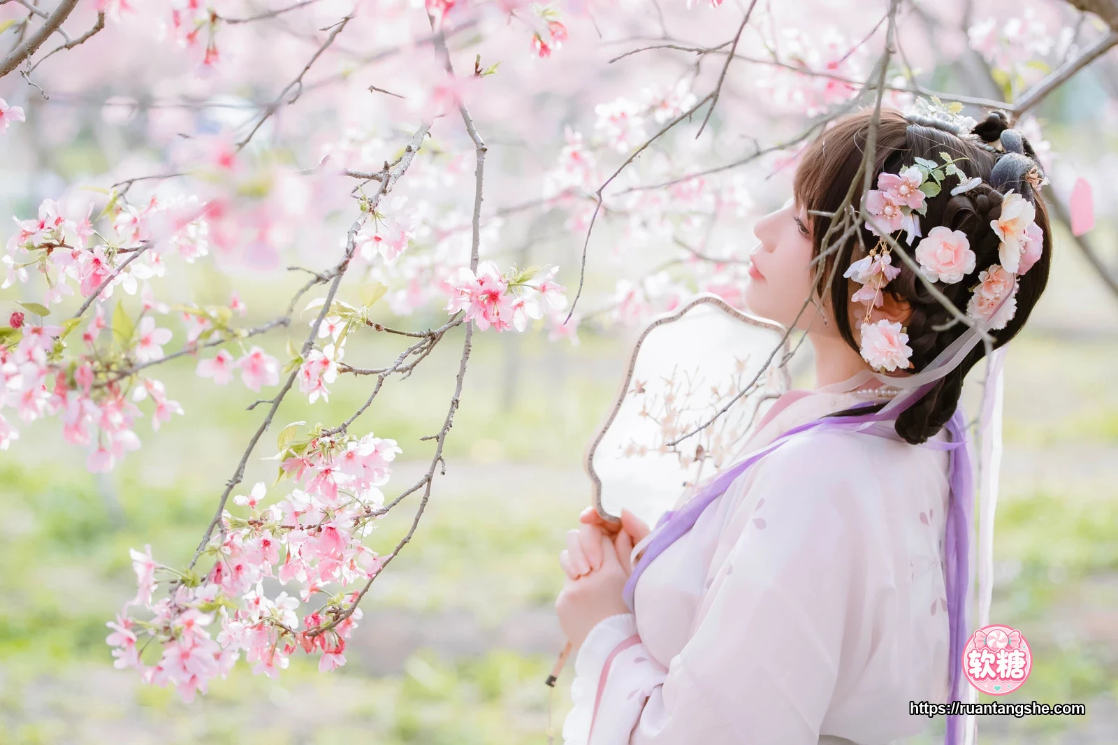 Nyako喵子 Nyako喵子 NO.035 - 樱花汉服 花神祈愿